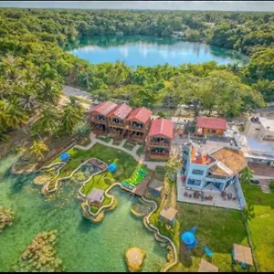 Blue Caribe Front Lagoon Bacalar